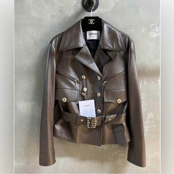 Jackets & Blazers - ChANEL Disainer leather jacket